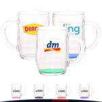 10 oz. Libbey Crystal Glass Mugs