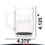 10 oz. Libbey Crystal Glass Mugs - 3