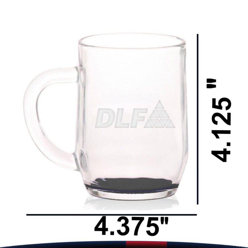 10 oz. Libbey Crystal Glass Mugs - 3