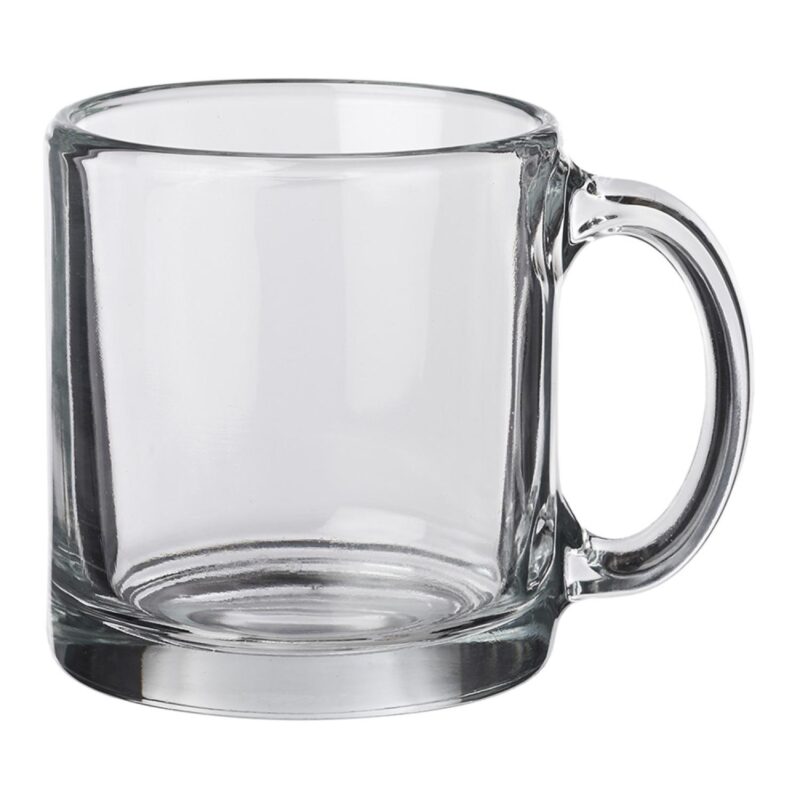13 oz. Libbey Clear Glass Coffee Mugs - 1