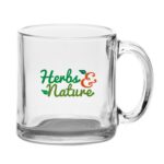 13 oz. Libbey Clear Glass Coffee Mugs - 1