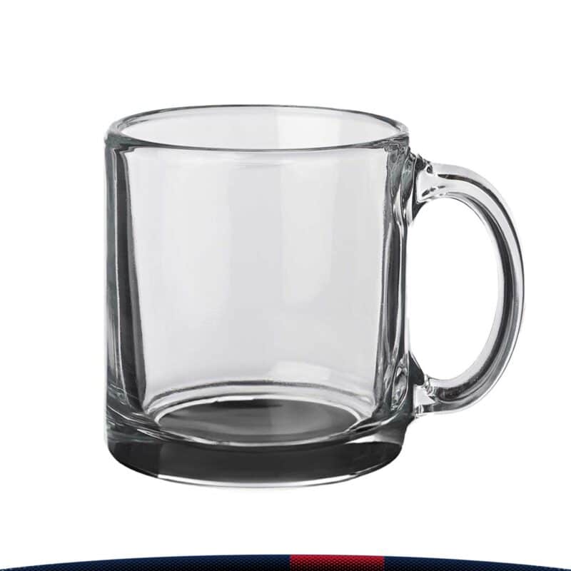 13 oz. Libbey Lucent Glass Coffee Mugs - 1