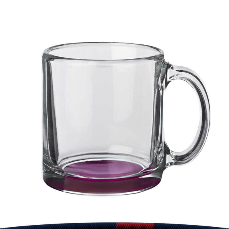 13 oz. Libbey Lucent Glass Coffee Mugs - 7