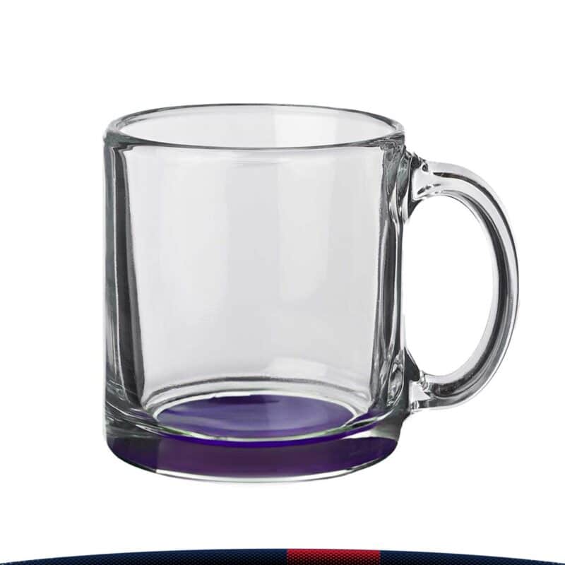 13 oz. Libbey Lucent Glass Coffee Mugs - 8