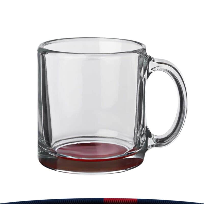 13 oz. Libbey Lucent Glass Coffee Mugs - 9
