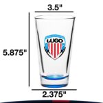 14 oz. Libbey Ovite Mixing Glasses - 3
