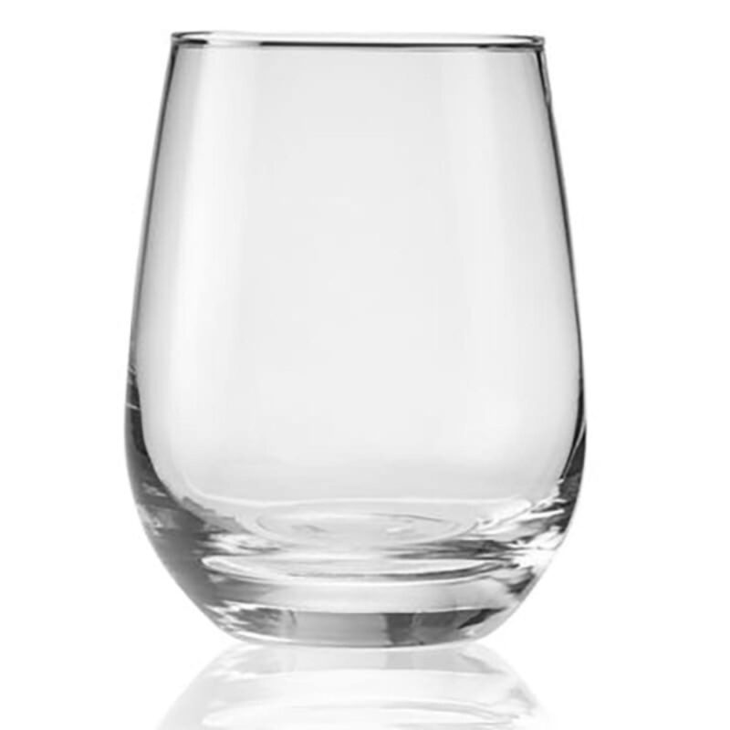 15.25 Oz. Custom Libbey® Stemless White Wine Glasses - 2