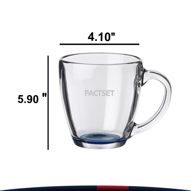 15.5 oz. Libbey Tapered Glass Mugs - 3