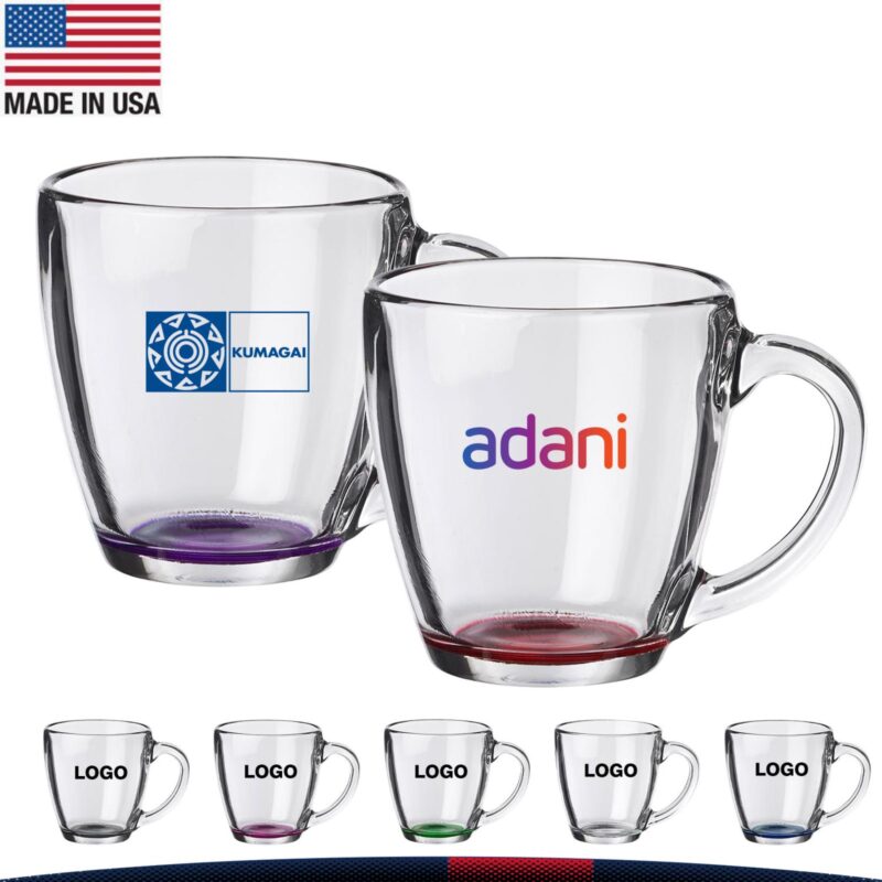 15.5 oz. Libbey Tapered Glass Mugs