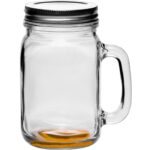 16 Oz. Libbey® Handle Mason Jars w/ Lids - 2