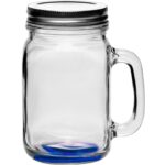 16 Oz. Libbey® Handle Mason Jars w/ Lids - 5