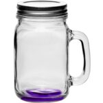 16 Oz. Libbey® Handle Mason Jars w/ Lids - 8