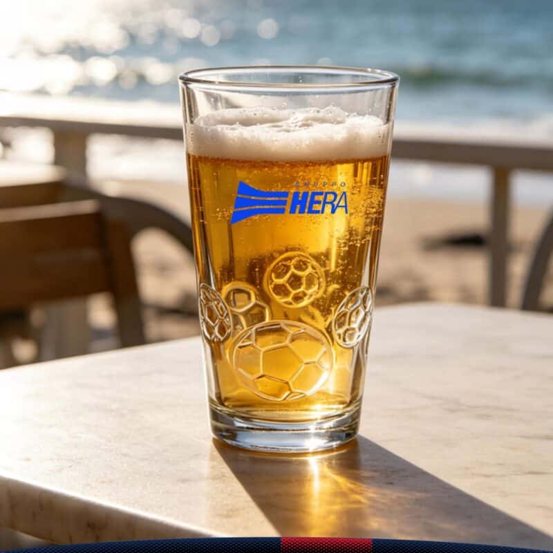 16 oz. Libbey BallBrew Soccer Pint Glass - 2