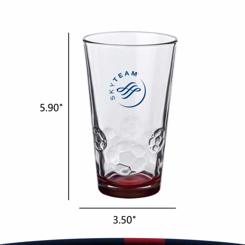 16 oz. Libbey BallBrew Soccer Pint Glass - 3