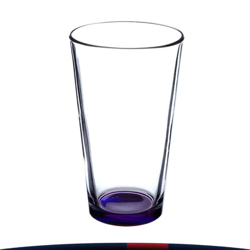16 oz. Libbey Colored Bottom Beer Glasses - 1