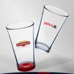 16 oz. Libbey Colored Bottom Beer Glasses - 2