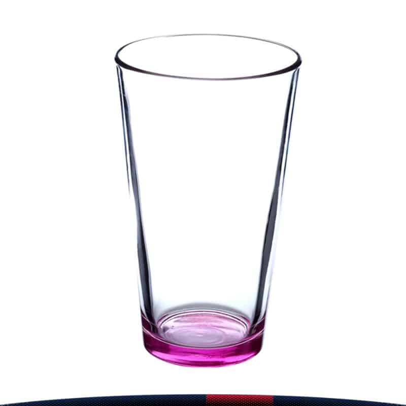 16 oz. Libbey Colored Bottom Beer Glasses - 4