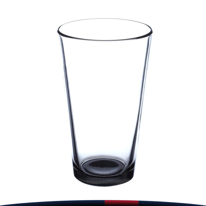 16 oz. Libbey Colored Bottom Beer Glasses - 8