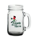 16 oz. Libbey Mason Jars with Handles - 1