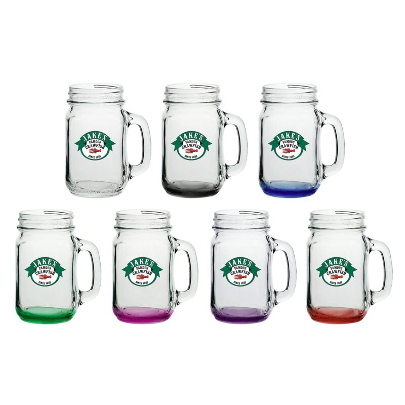 16 oz. Libbey® Mason Jars with Handles - 2