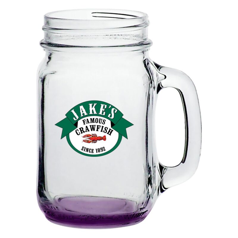 16 oz. Libbey® Mason Jars with Handles - 8