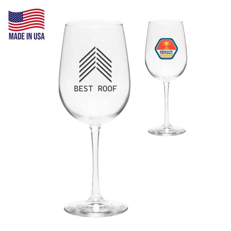 16 oz. USA Made Libbey Vina Tall Glasses W/ Custom Logo
