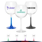 18.5 oz. Libbey Clear Bulbous Glasses