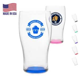 20 oz. USA Made Libbey Pub Glasses W/ Custom Logo