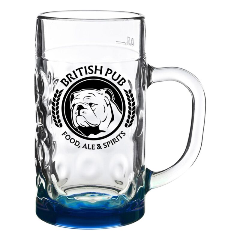 22 oz. Libbey Munich Beer Stein (1 Color Imprint) - 2