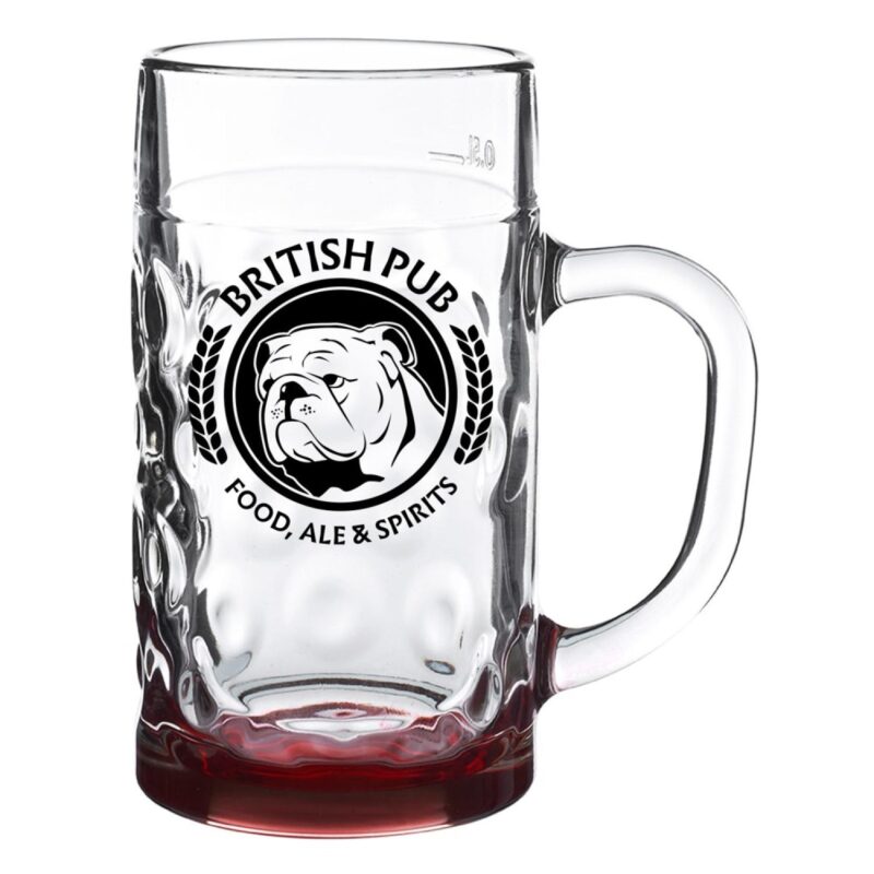 22 oz. Libbey Munich Beer Stein (1 Color Imprint) - 7