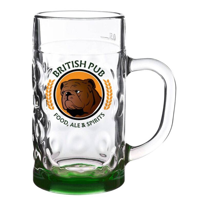 22 oz. Libbey Munich Beer Stein (Full Color Imprint) - 4