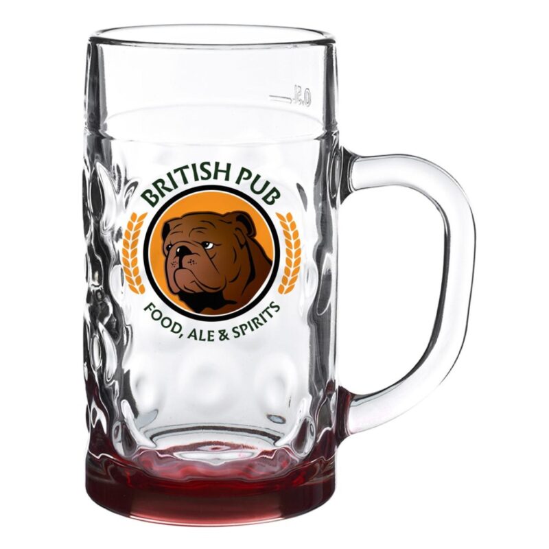 22 oz. Libbey Munich Beer Stein (Full Color Imprint) - 7