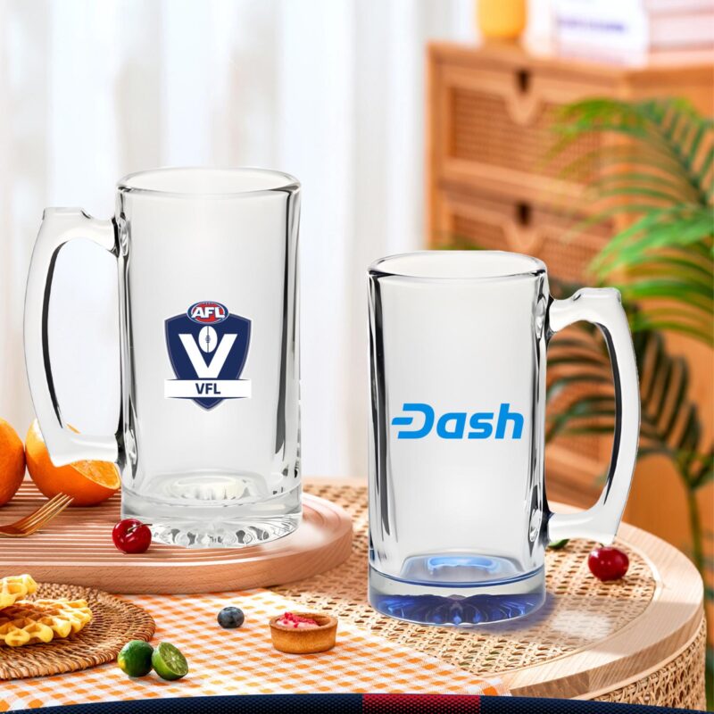 25 oz. Libbey Bery Glass Beer Mugs - 2