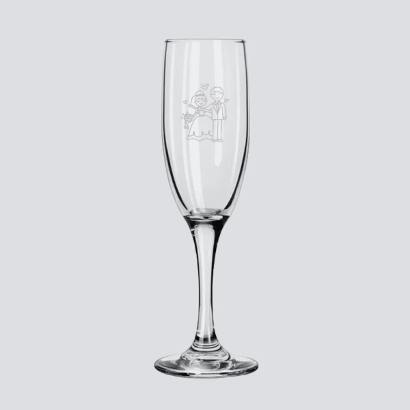 6 oz. Libbey Champagne Flutes  - 2