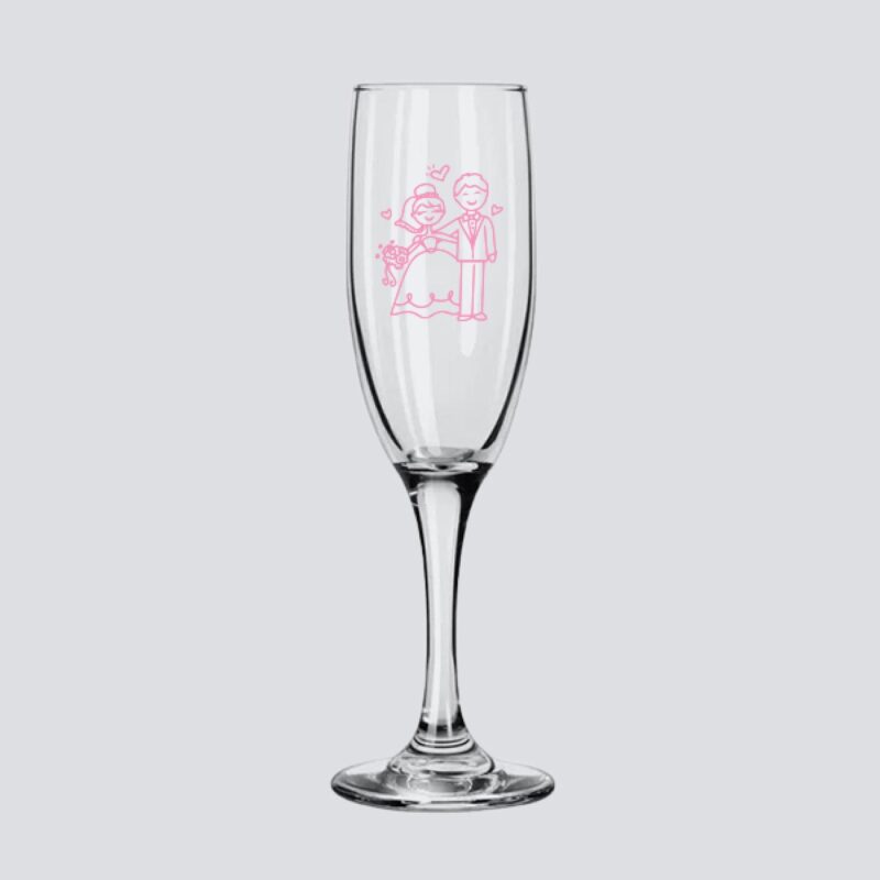 6 oz. Libbey Champagne Flutes  - 3