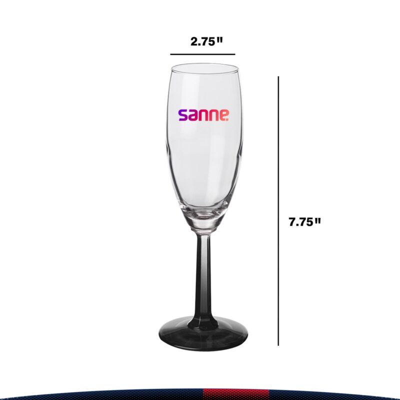 6 oz. Libbey Champagne Flutes - 3