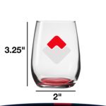 6.25 oz. Libbey Clear Stemless Glasses - 3