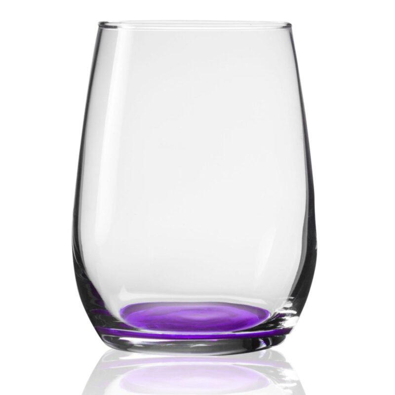 6.25 oz. USA Made Libbey Stemless Taster Glasses W/ Custom Logo - 6