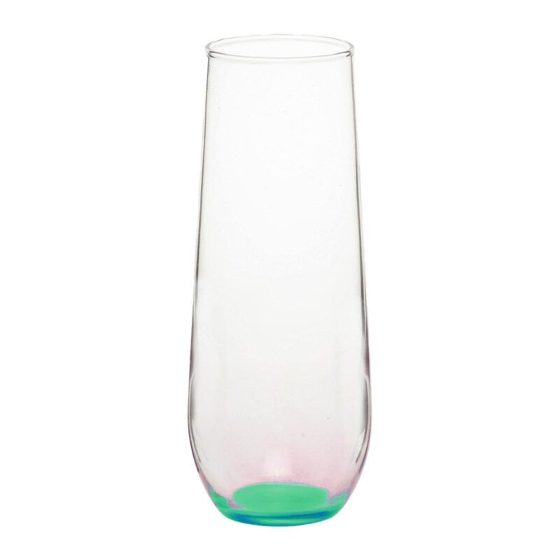8 oz. USA Made Libbey Stemless Champagne Flute Glasses. - 3