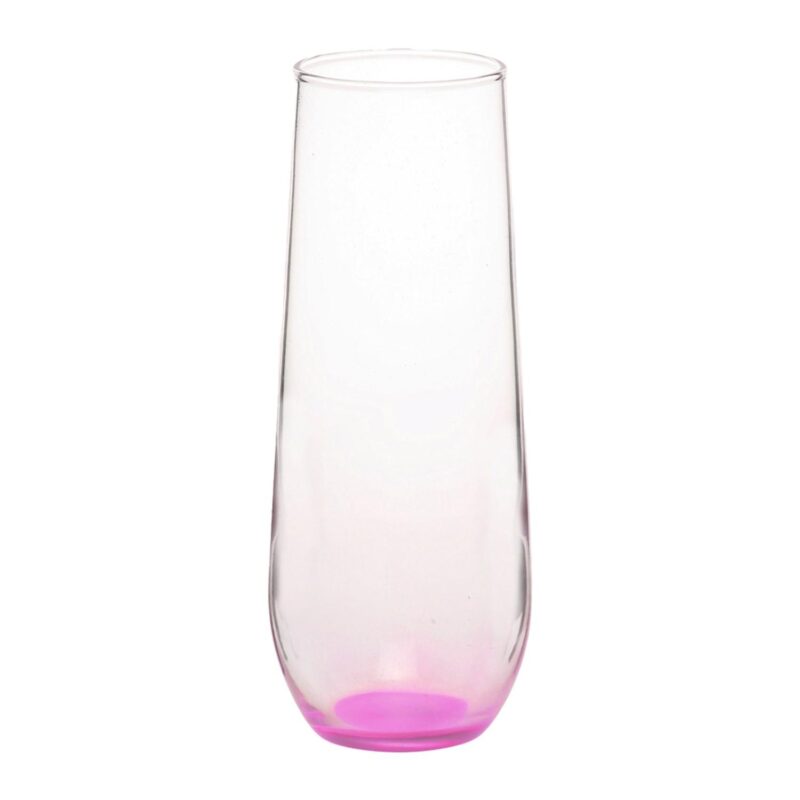 8 oz. USA Made Libbey Stemless Champagne Flute Glasses. - 5
