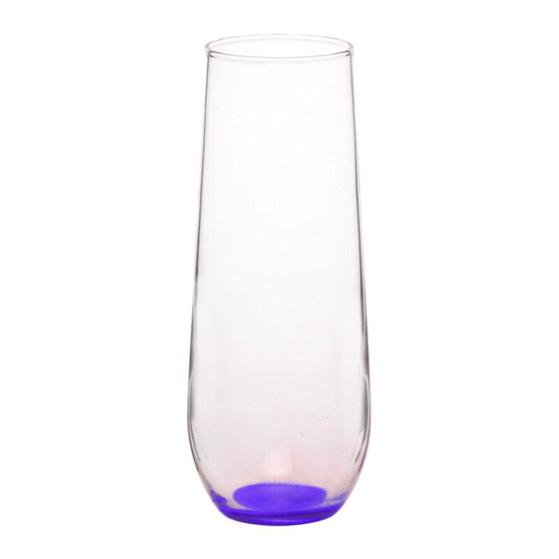 8 oz. USA Made Libbey Stemless Champagne Flute Glasses. - 6