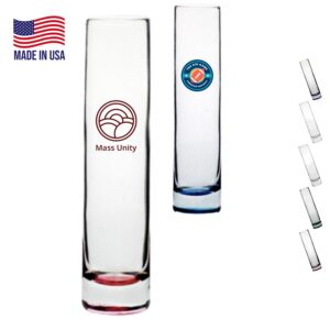 8 oz. USA Made Libbey Tall Cylindrical Bud Vases
