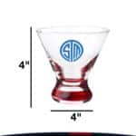 8.25 oz. Libbey Stemless Martini Glasses - 3
