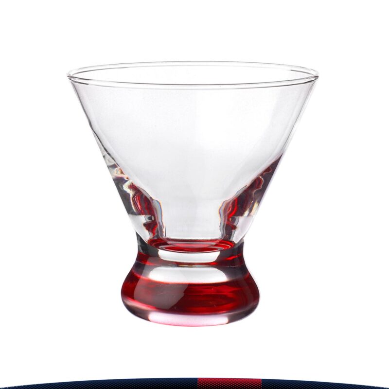 8.25 oz. Libbey Stemless Martini Glasses - 6