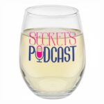 9 Oz. Libbey® Stemless Wine Glasses - Full Color