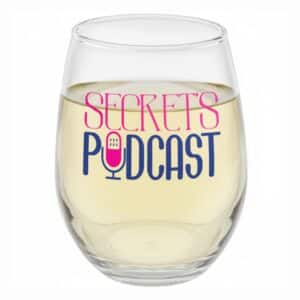 9 Oz. Libbey® Stemless Wine Glasses - Full Color