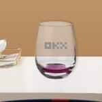 9 oz. Libbey Stemless Wine Glasses - 2