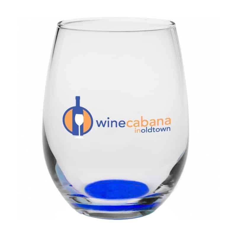 9 oz. Libbey ® Stemless Wine Glasses - 5