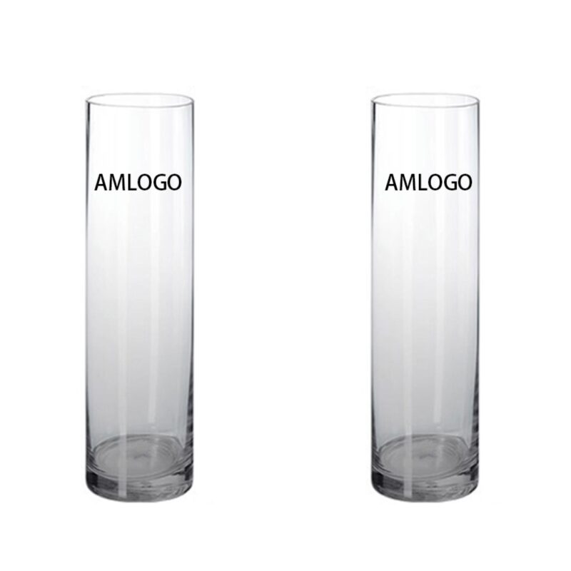 American Crafted Libbey Tall Cylinder Bud Vases