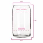 Arc/Libbey 16 oz. Reusable Glass Beer Can - Made in USA - 1